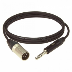 XLR M <> Tele stereo